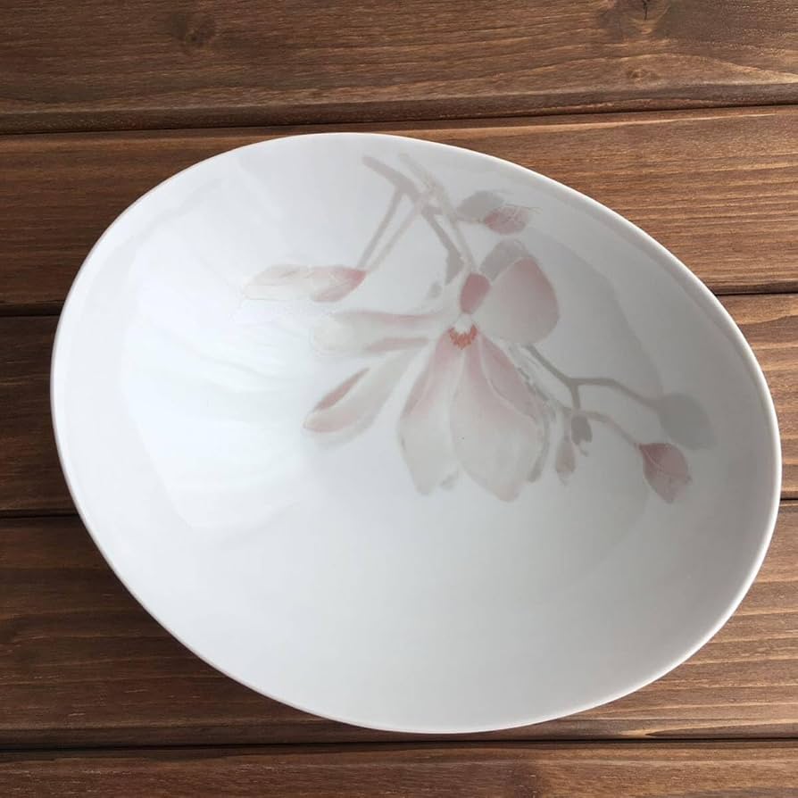 Amazon.co.jp: 京都橘吉 和食器たち吉 花蓮かれん盛り鉢 木蓮